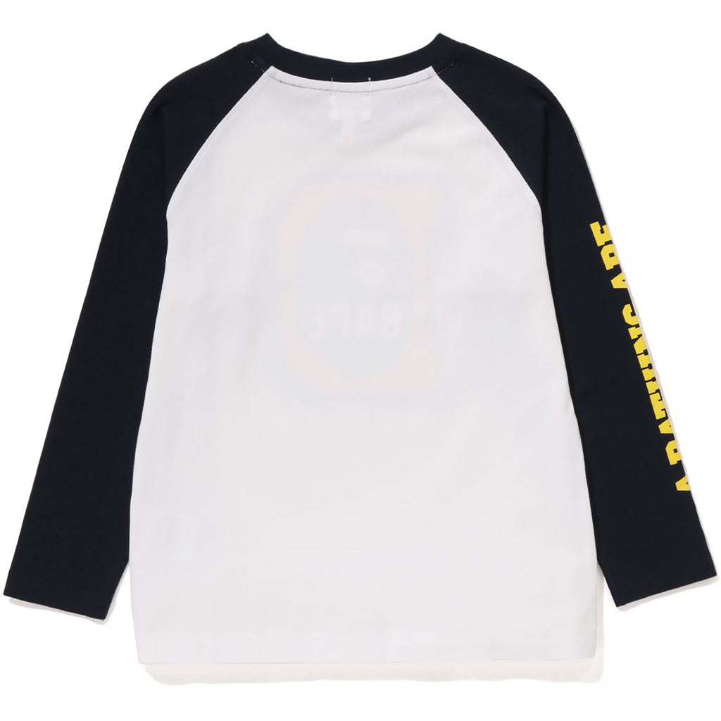 APE HEAD B RAGLAN L/S TEE KIDS