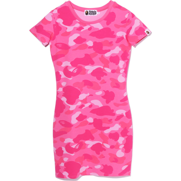 COLOR CAMO BODYCON TEE ONEPIECE LADIES