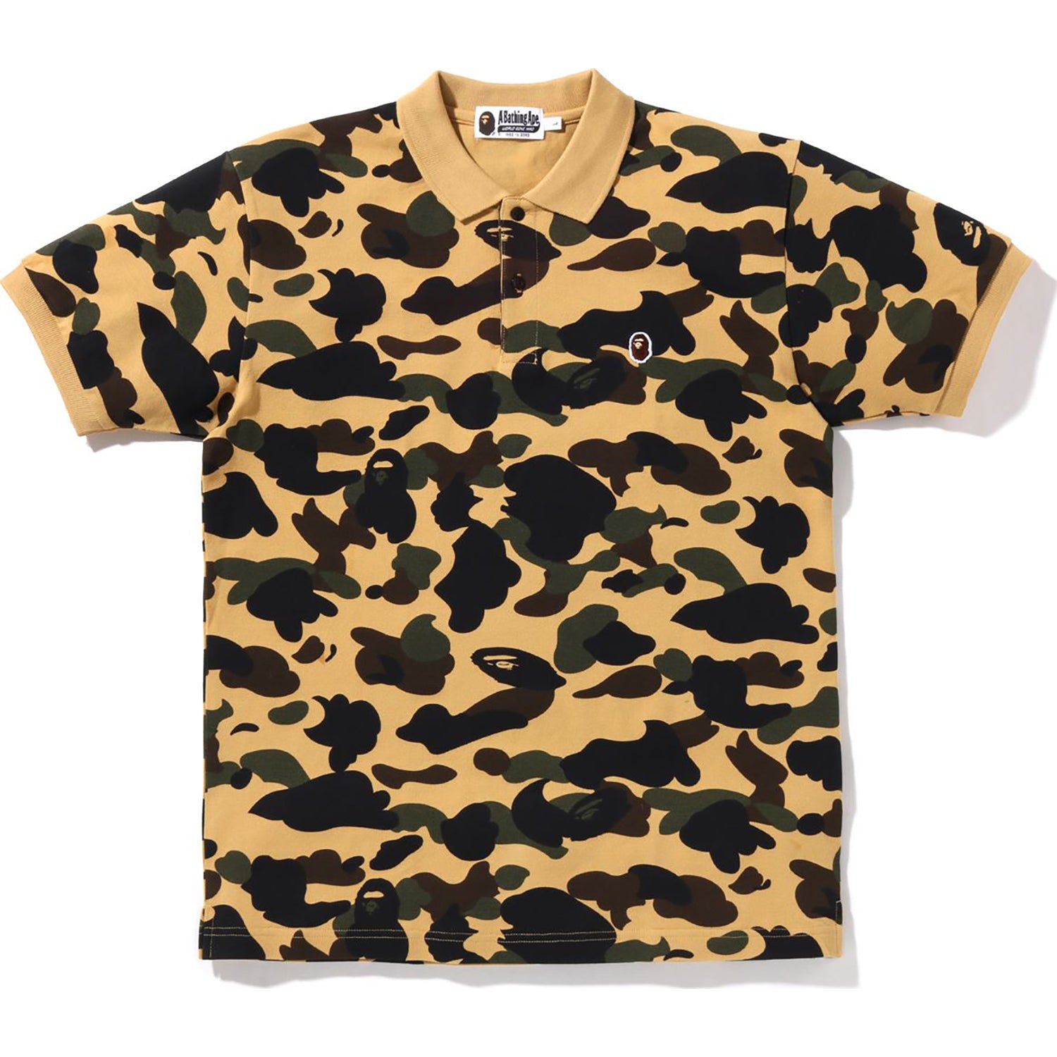 1ST CAMO ONE POINT POLO MENS – us.bape.com