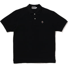 APE HEAD ONE POINT RELAXED FIT POLO MENS | us.bape.com