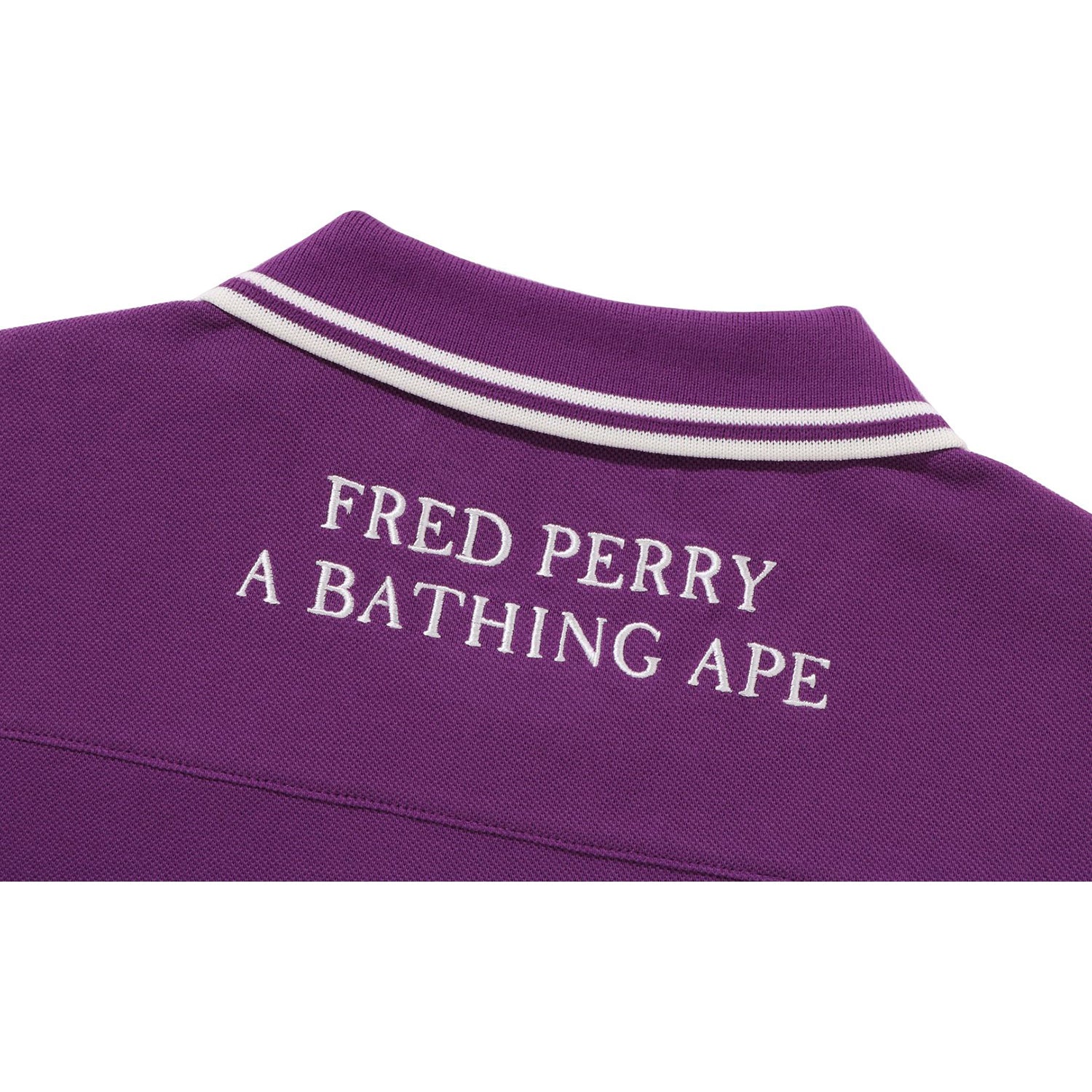 BAPE x Fred Perry Color Camo Polo Purple