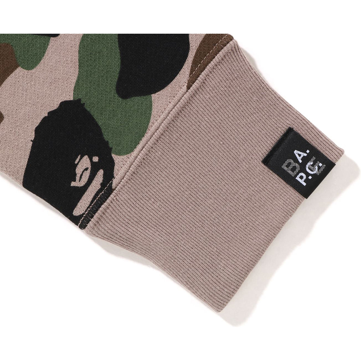 BAPE X A.P.C. CAMO WIDE PULLOVER HOODIE LADIES