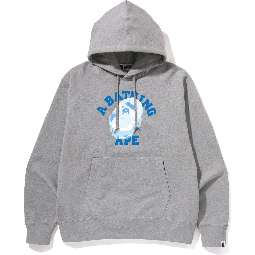 ICE APE HEAD COLLEGE PULLOVER HOODIE MENS