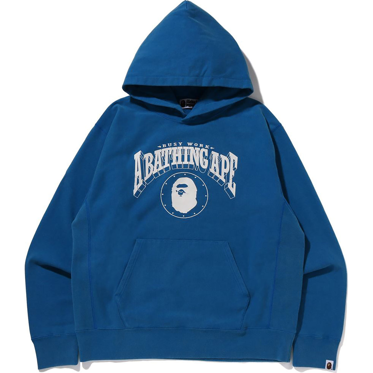 BAPE WASHED RELAXED FIT HOODIE MENS