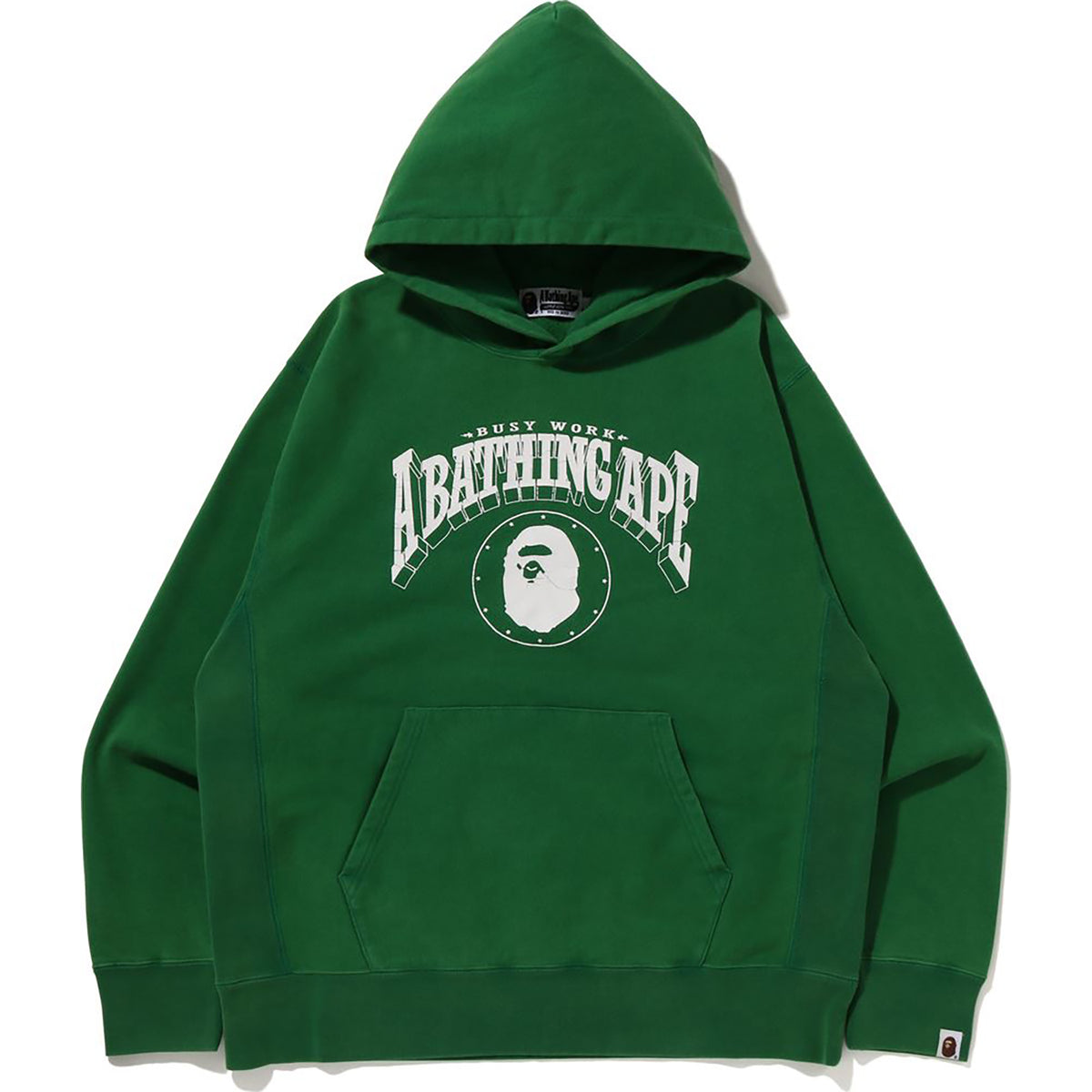 BAPE WASHED RELAXED FIT HOODIE MENS