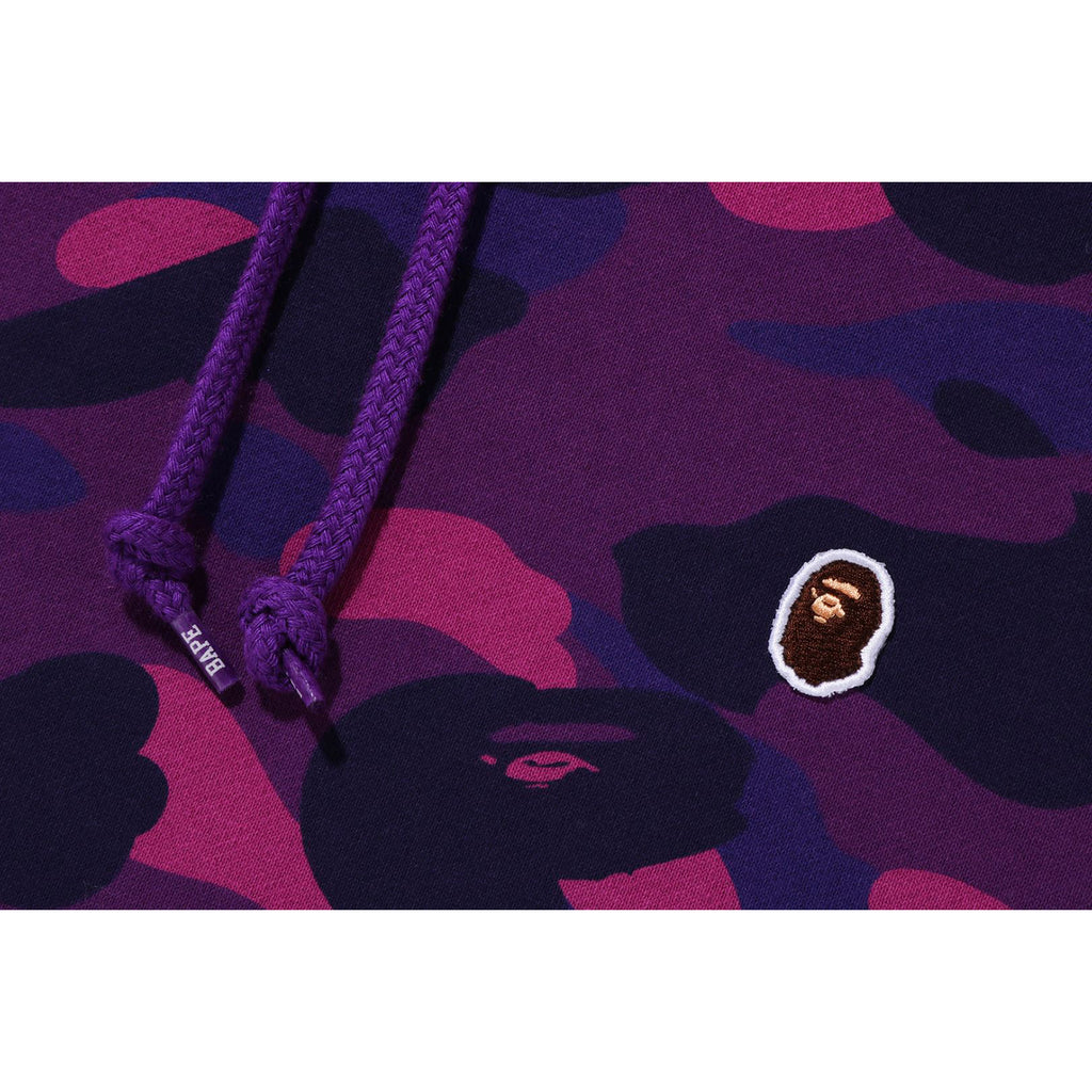 Purple camo bape online hoodie