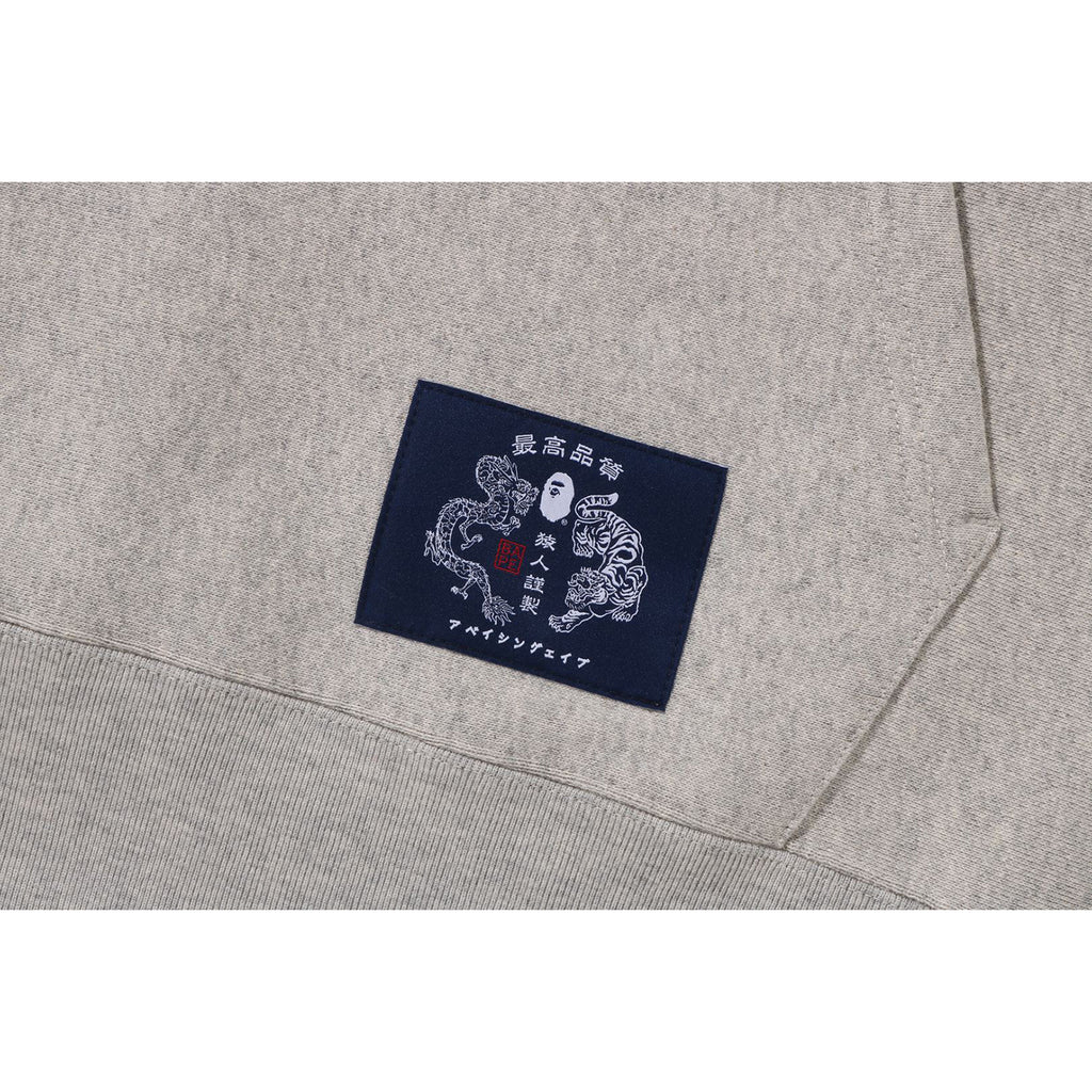 JAPANESE MOTIF RELAXED FIT PULLOVER HOODIE MENS | us.bape.com