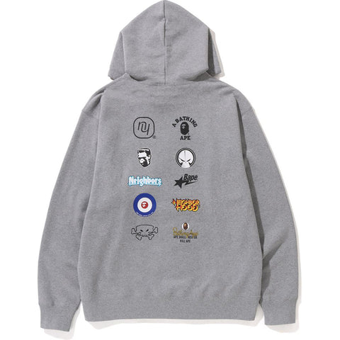 BAPE X NEIGHBOURHOOD RELAXED FIT PULLOVER HOODIE MENS | us.bape.com