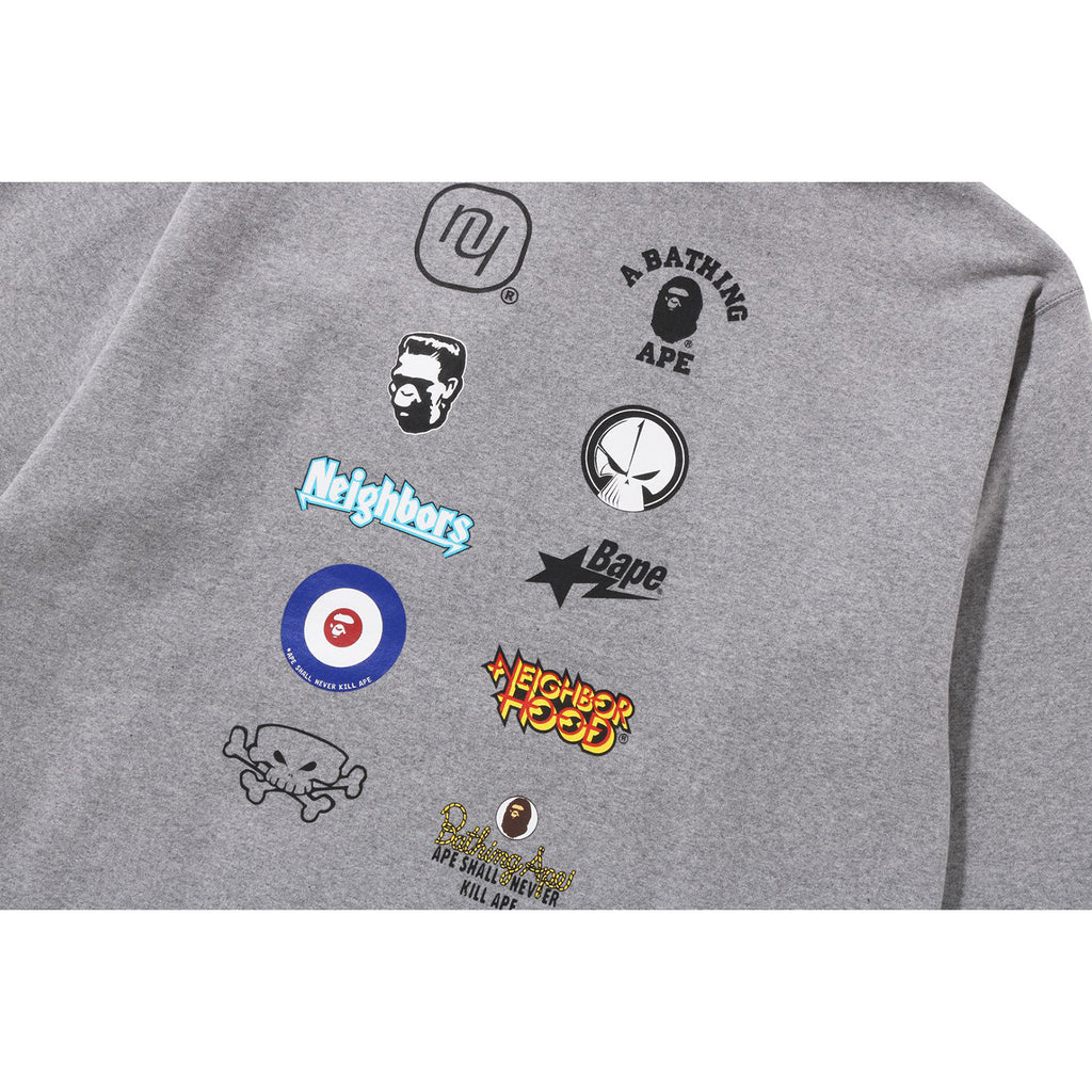 BAPE X NEIGHBOURHOOD RELAXED FIT PULLOVER HOODIE MENS