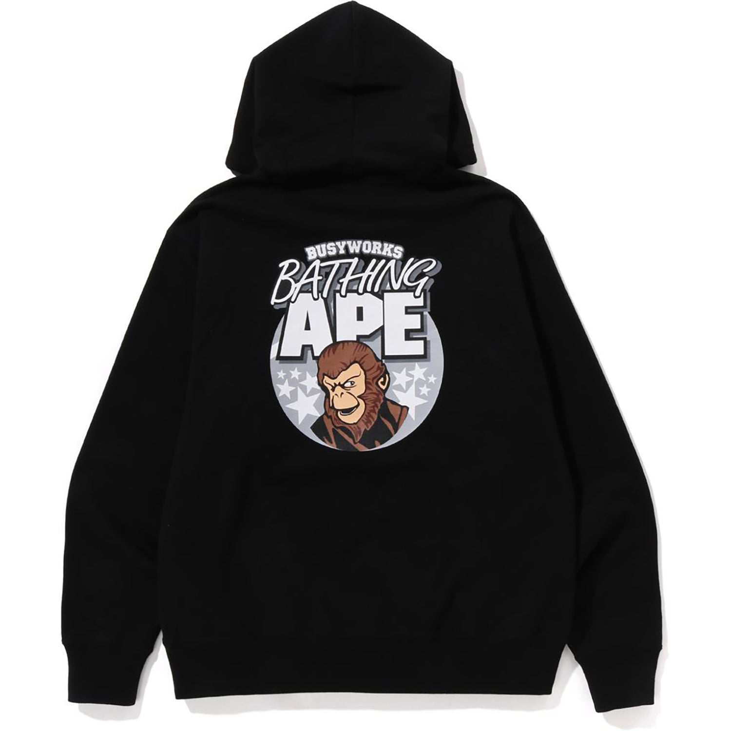 Bape Ape Graphic Relaxed Fit Pullover Hoodie Red