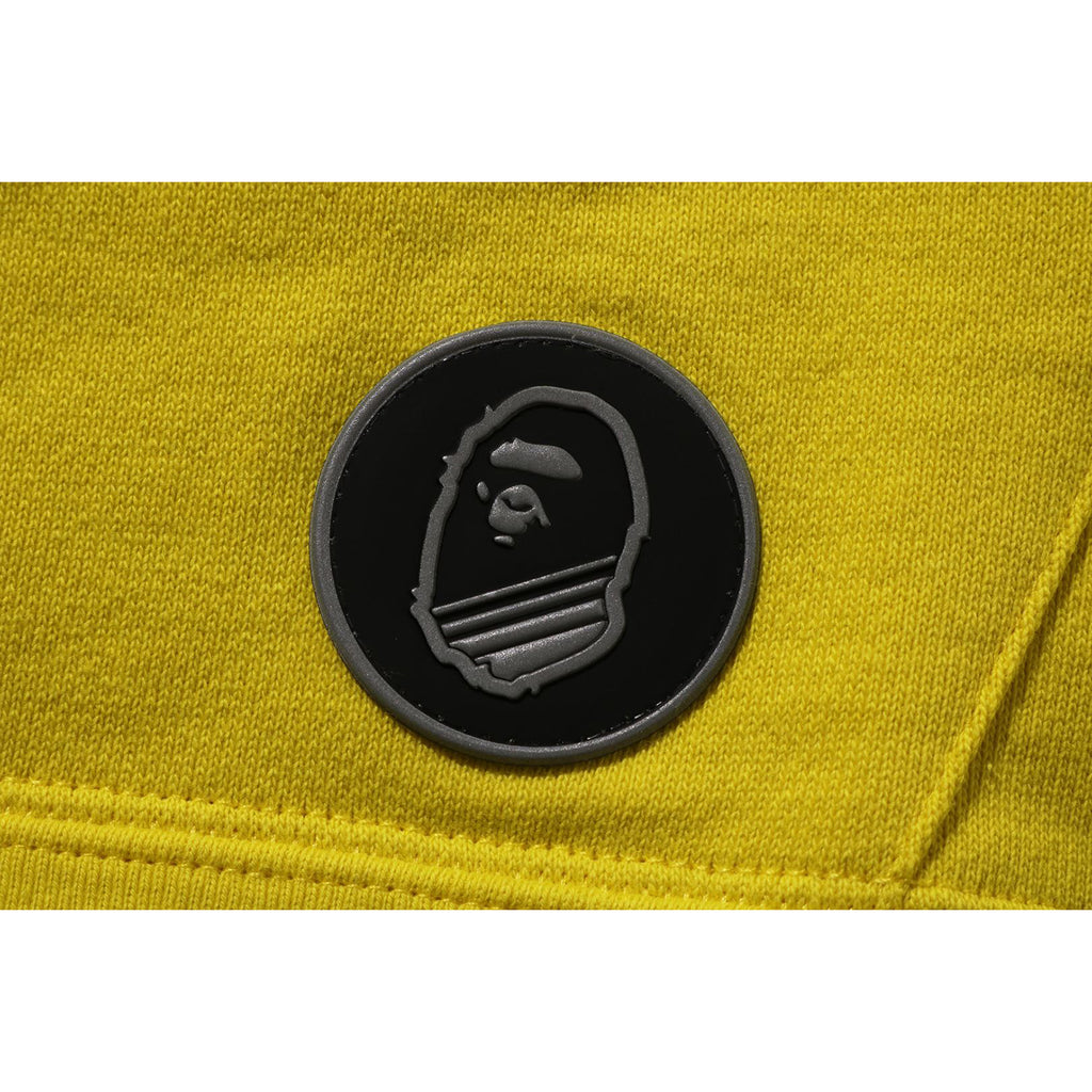 Red and best sale yellow bape hoodie