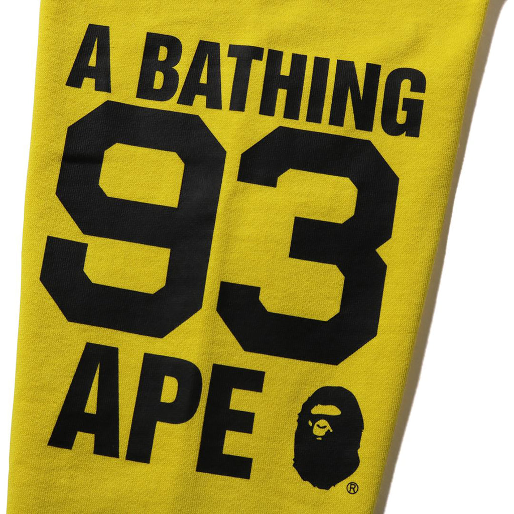 Yellow discount bape logo