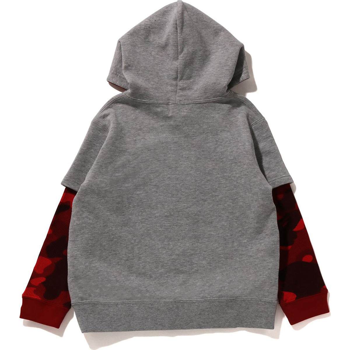 COLOR CAMO APE HEAD LAYERED PULLOVER HOODIE KIDS