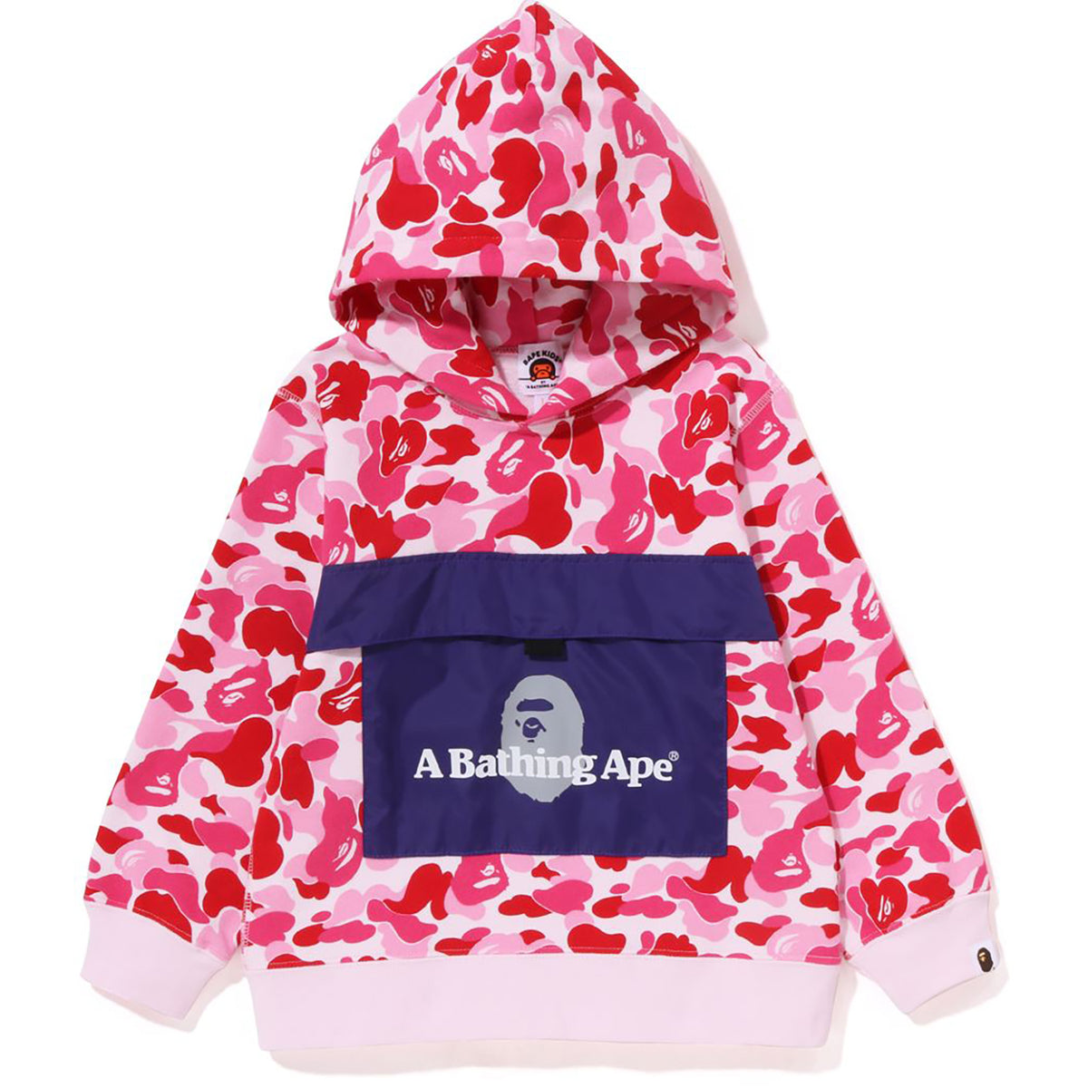 ABC CAMO BIG POCKET PULLOVER HOODIE KIDS