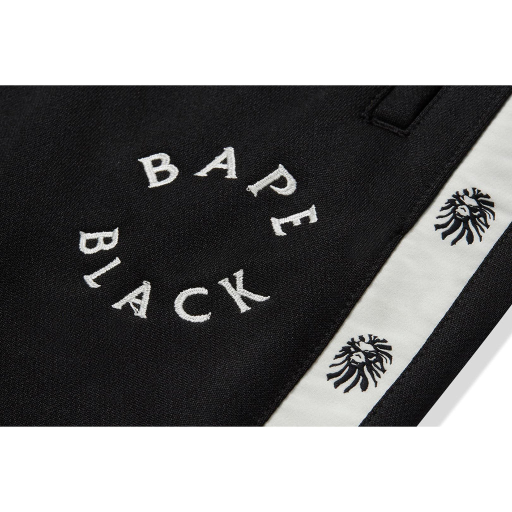 BAPE BLACK TRACK PANTS MENS