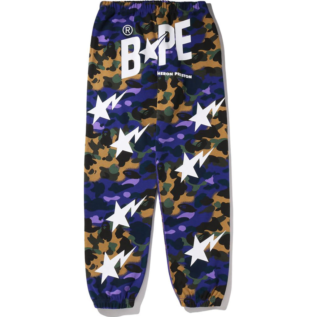 Purple bape sweatpants hot sale