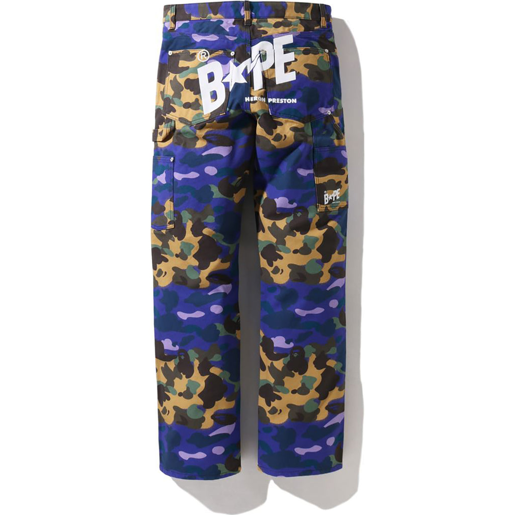 BAPE X HERON PRESTON MIX 1ST CAMO DUCK PAINTER PANTS M2 MENS | us