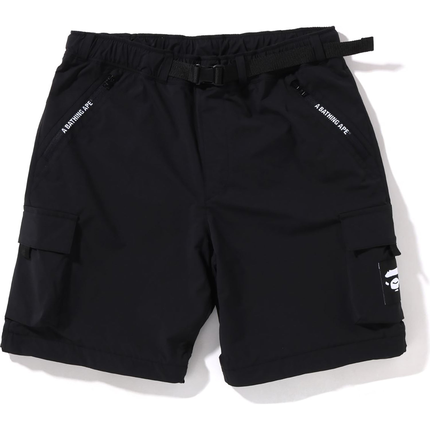 AAPE BY *A BATHING APE® belted multi-pocket Bermuda shorts - Black