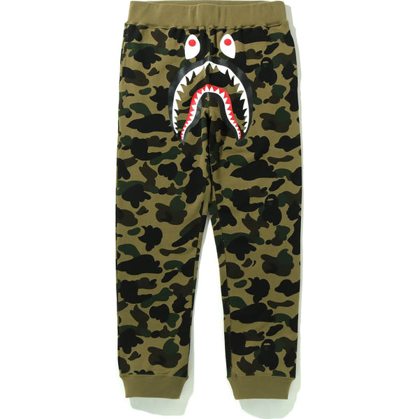 1ST CAMO SHARK SLIM SWEAT PANTS MENS | us.bape.com