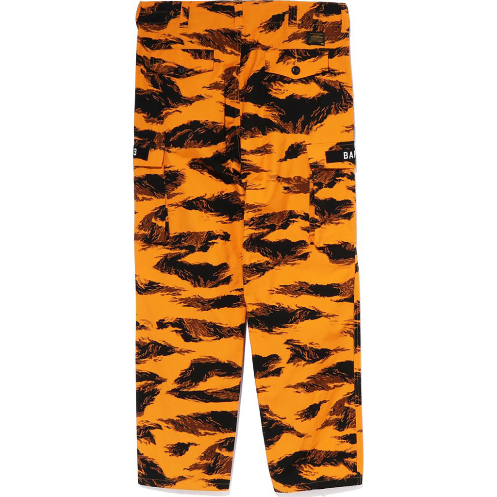 A Bathing Ape Tiger Camo Relaxed Fit Military Pants (Black) – Concepts