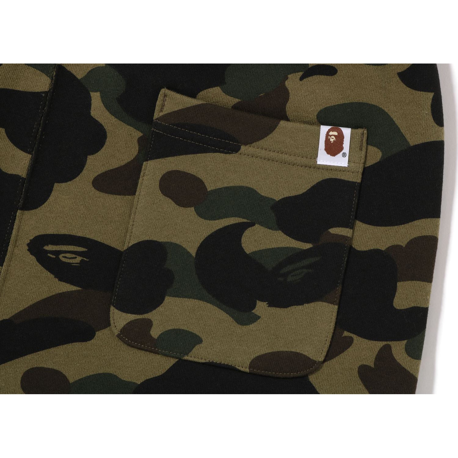 1ST CAMO APE HEAD PATCHED SWEAT PANTS MENS – us.bape.com