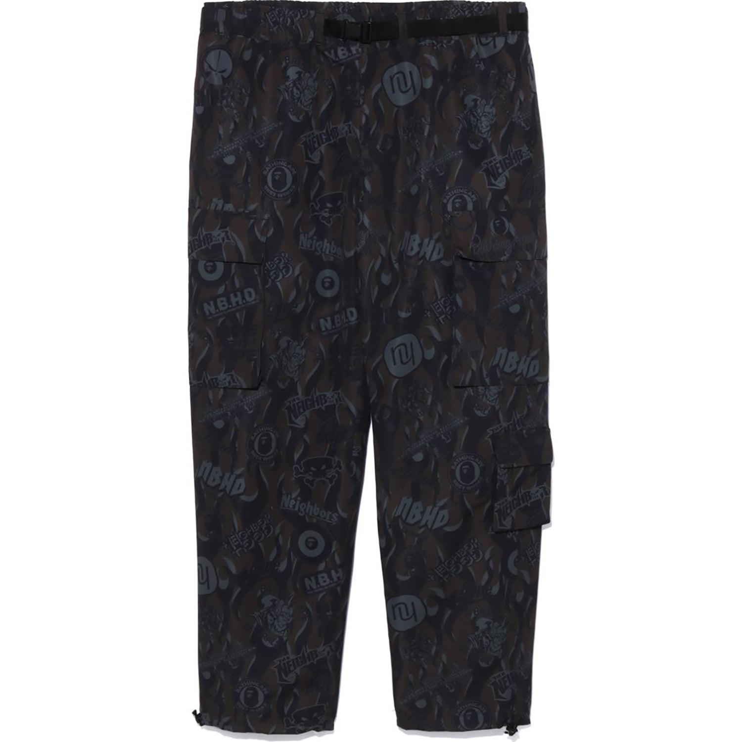 fcity.in - Men Solid Multi Pocket Printed Lycra Cargo Track Pant / Casual  Modern