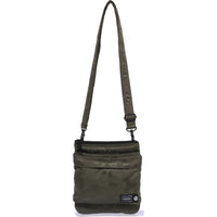 BAPE X PORTER SOLID CAMO SHOULDER POUCH MENS