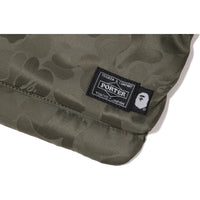 BAPE X PORTER SOLID CAMO SHOULDER POUCH MENS