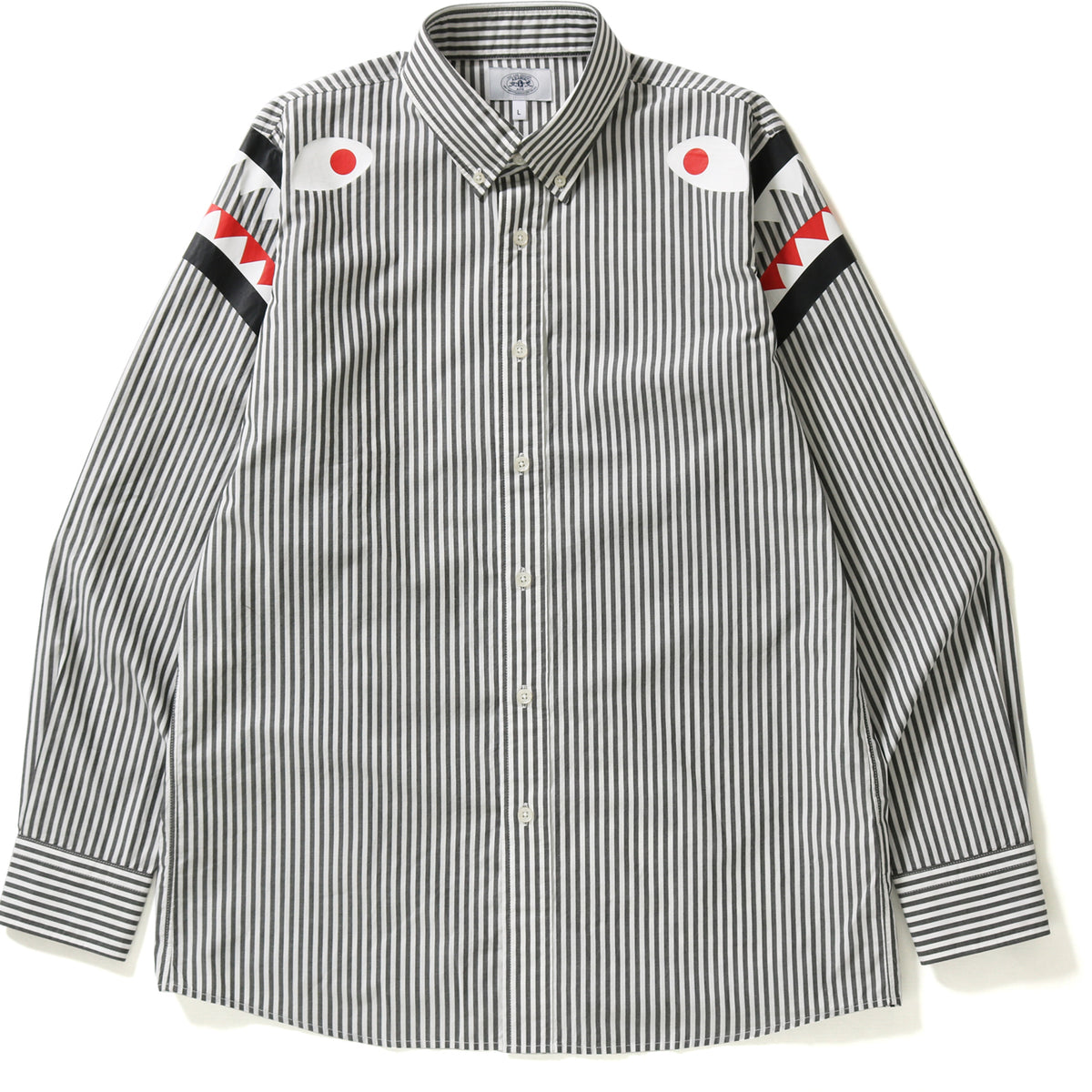 STRIPE SHARK SHOULDER WIDE OXFORD BD SHI MENS