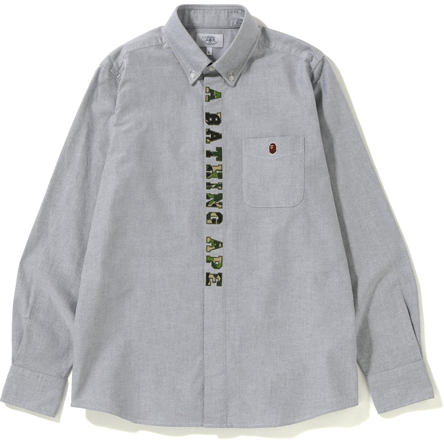 ABC APPLIQUE OXFORD BD SHIRT MENS – us.bape.com