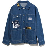 PATCHWORK DENIM COVERALL LADIES