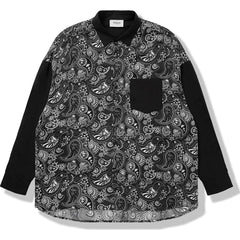 BAPE BLACK LOOSE FIT SHIRT MENS