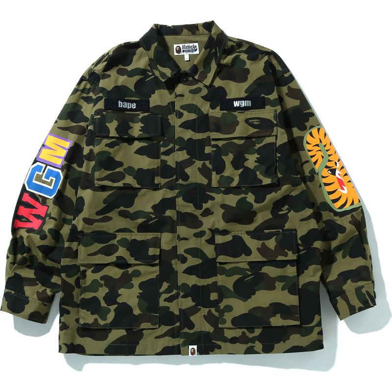 1ST CAMO SHARK RELAXED FIT MILITARY SHIRT MENS