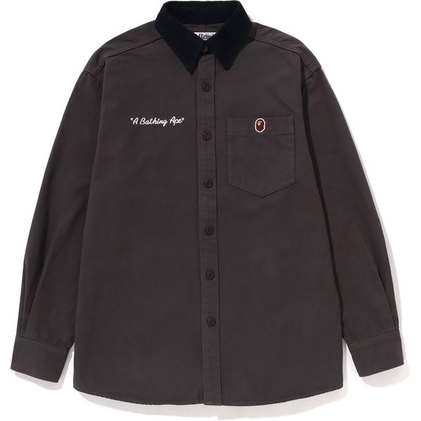 A BATHING APE WORK SHIRT LADIES