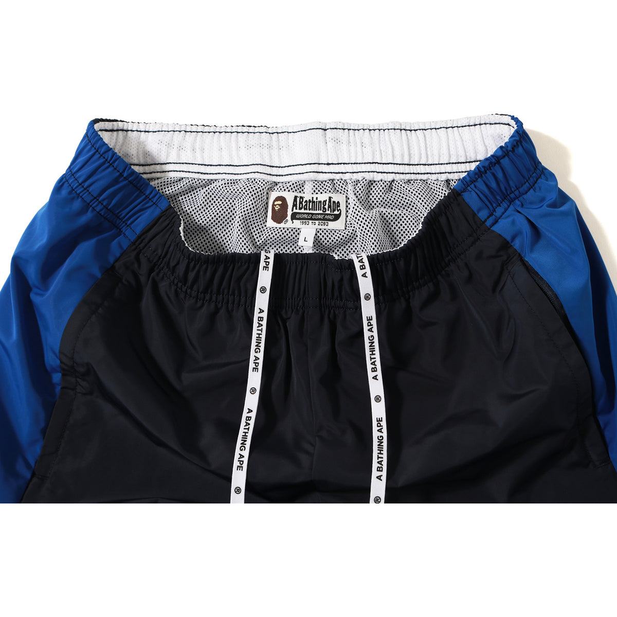 COLOR BLOCK TRACK SHORTS MENS