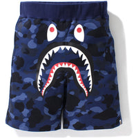 COLOR CAMO SHARK SWEAT SHORTS MENS