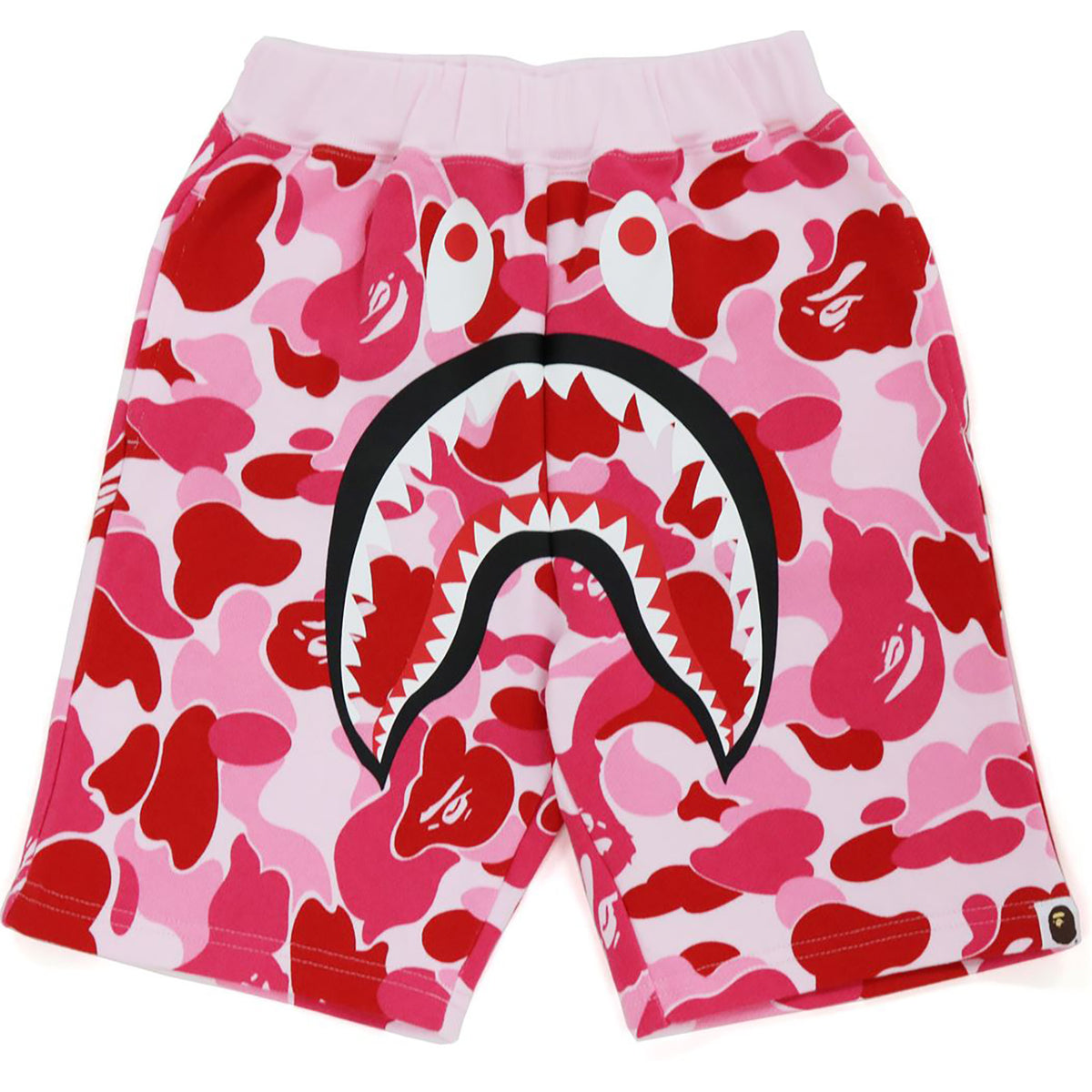 BIG ABC CAMO SHARK SWEAT SHORTS KIDS