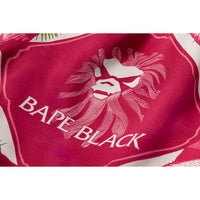 BAPE BLACK PRINTED SILK SHORTS MENS