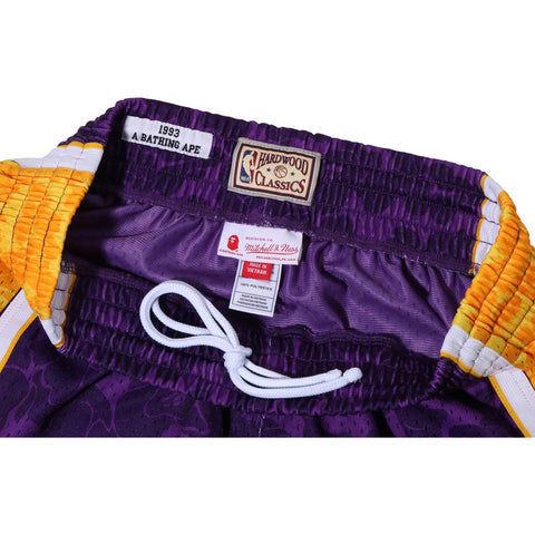 A Bathing Ape - BAPE x Mitchell & Ness Los Angeles Lakers Shorts - PPX –  Grails SF