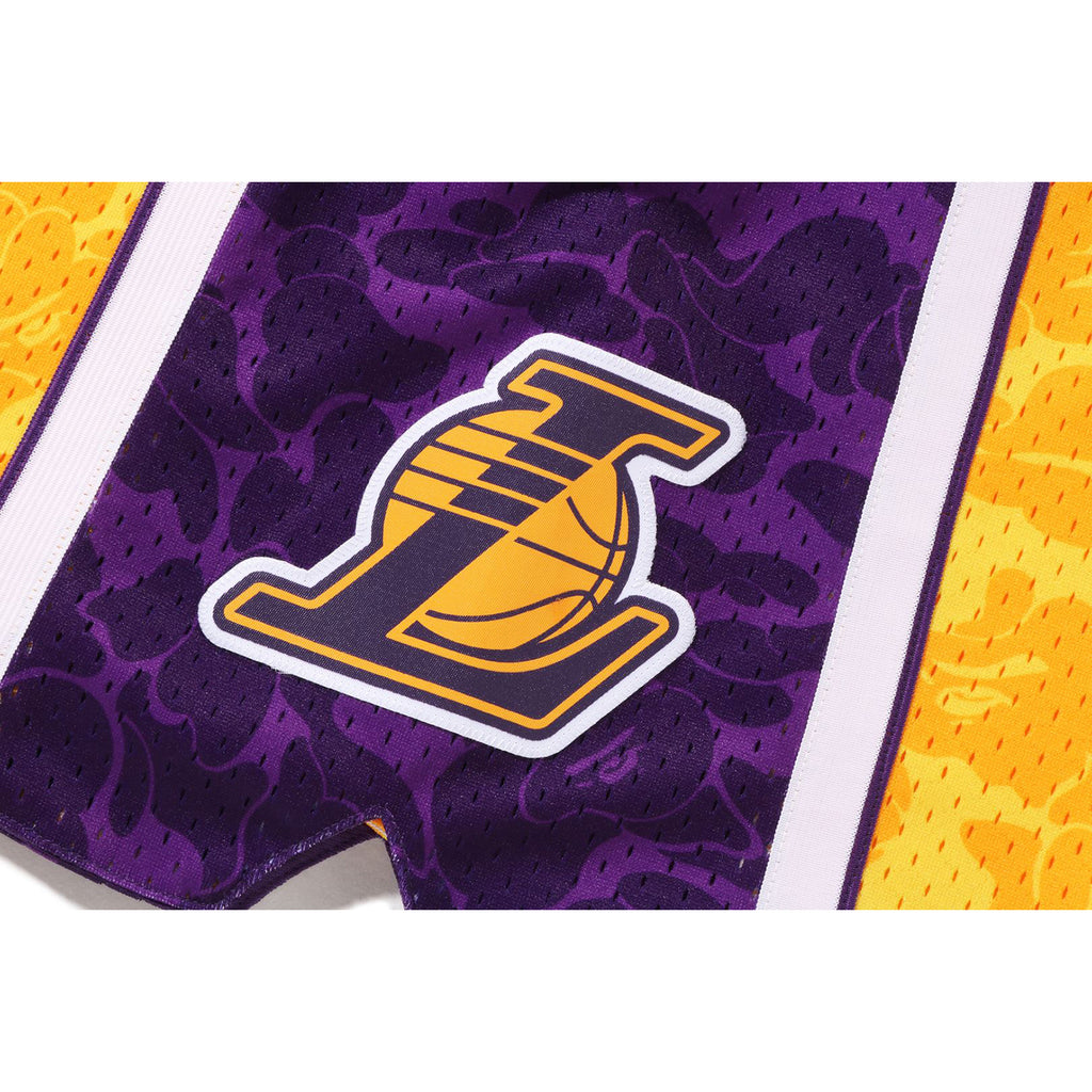 BAPE x NBA Style Ape Face Los Angeles Lakers Basketball Tank Top Purple  Men's - SS22 - US