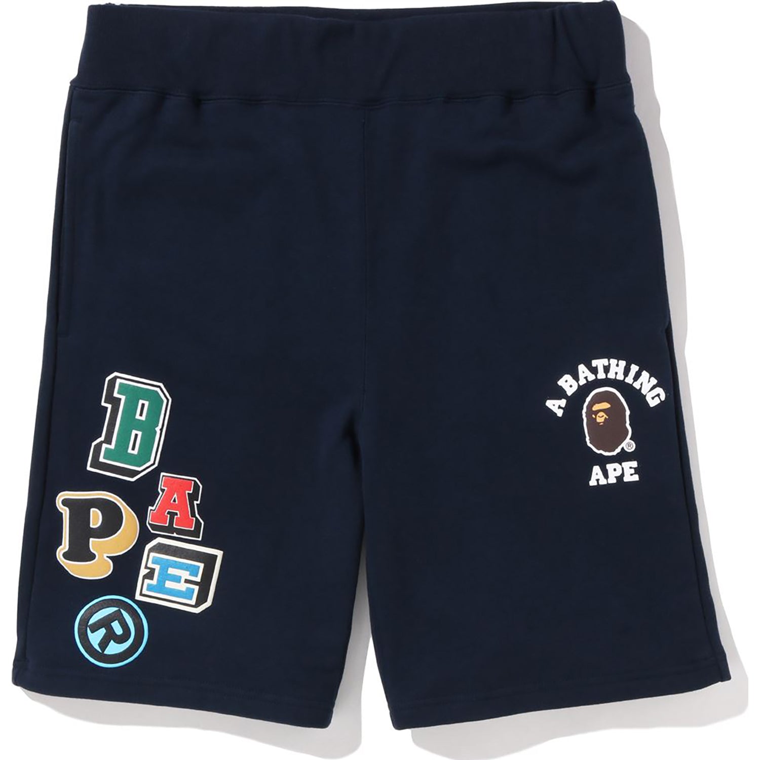 MULTI FONTS SWEAT SHORTS MENS – us.bape.com