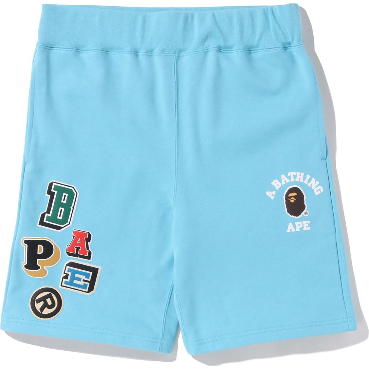 MULTI FONTS SWEAT SHORTS MENS – us.bape.com