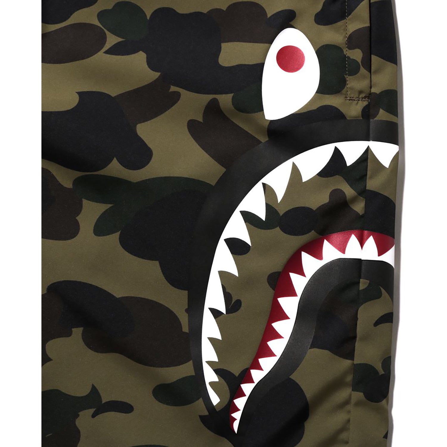 BAPE Side Shark Beach Shorts Black
