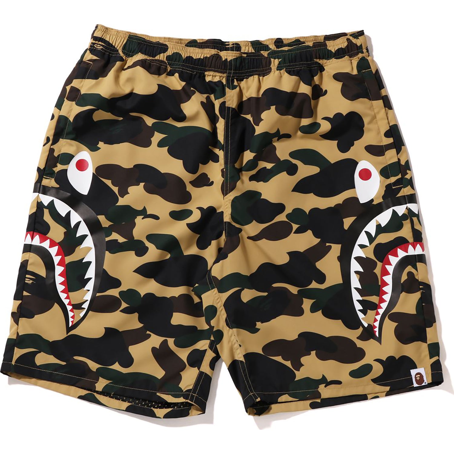 BAPE Tiger Beach Shorts Black