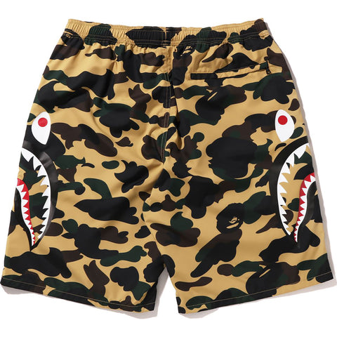 1ST CAMO SIDE SHARK BEACH SHORTS MENS | us.bape.com