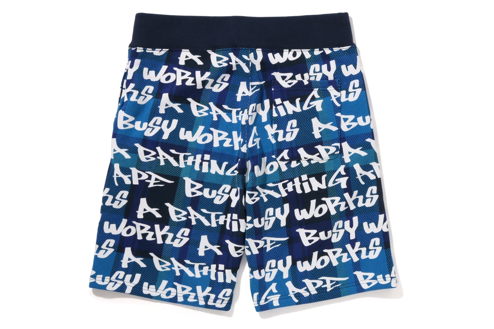パンツ A BATHINGAPE CHECK SHORTS A Bathing Ape Men Bape Logo Check Shorts red