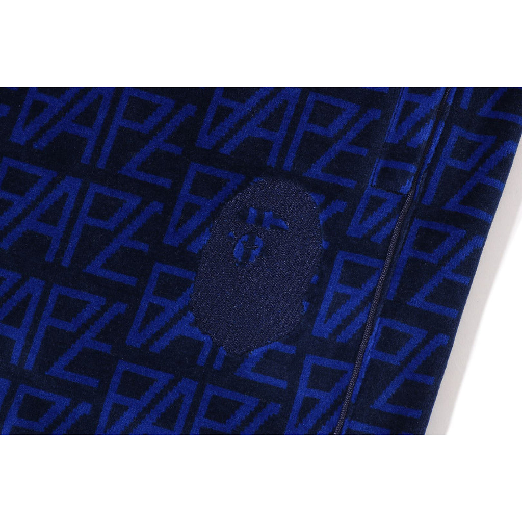 BAPE LOGO MONOGRAM VELOUR SHORTS MENS | us.bape.com