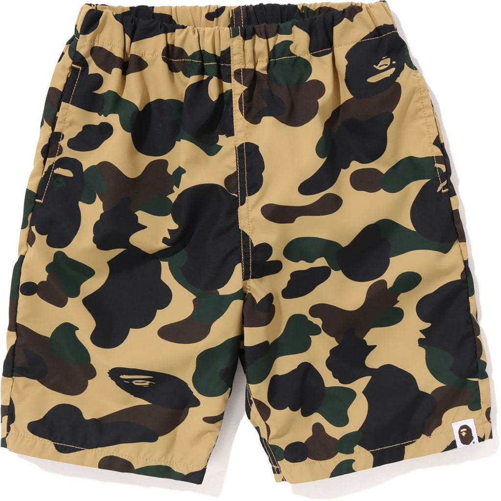 1ST CAMO BEACH SHORTS KIDS | us.bape.com