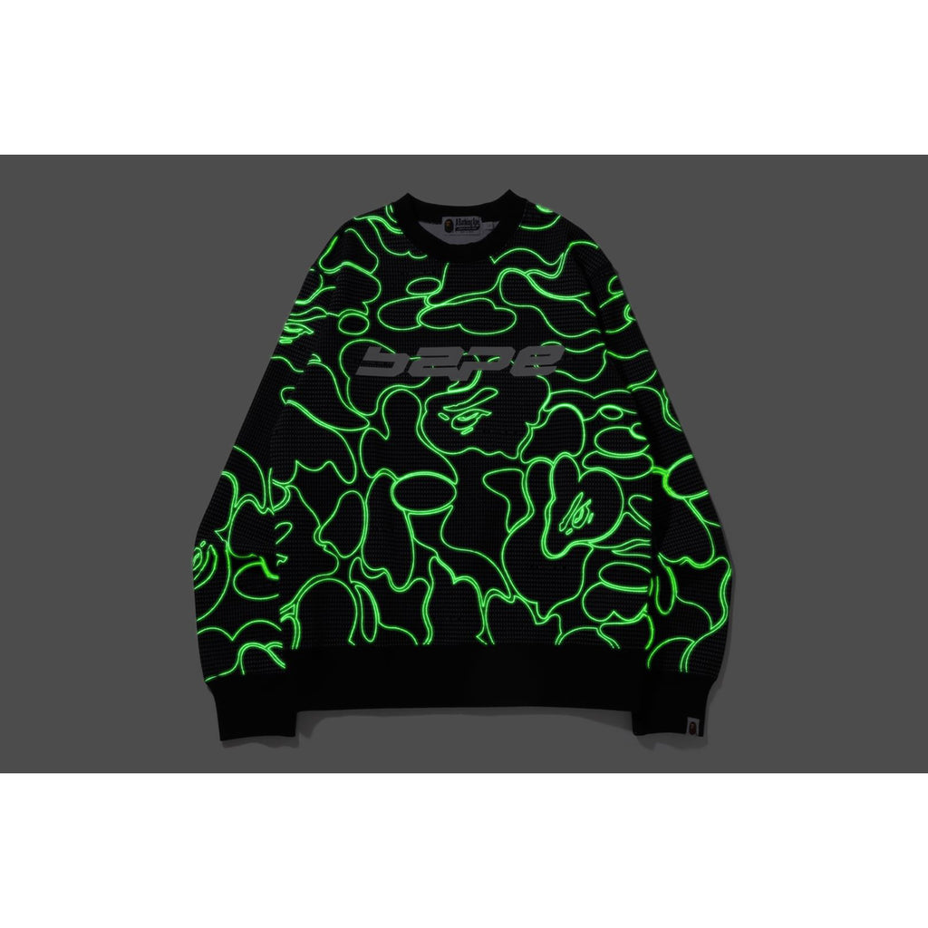 TEXT CODE CAMO CREWNECK MENS