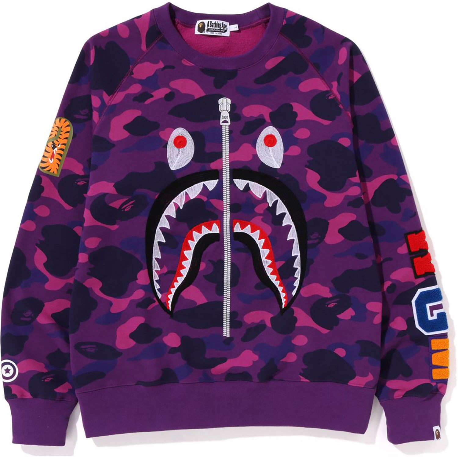 Bape shark crewneck best sale